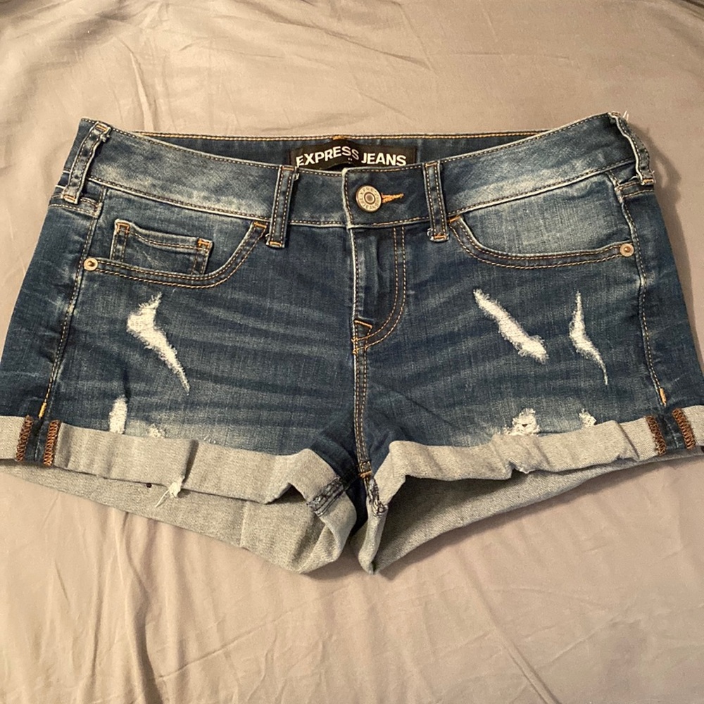 Express jean shorts
